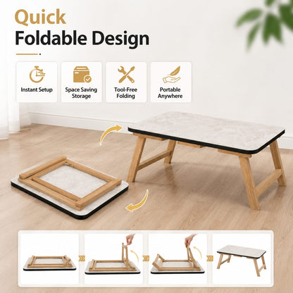 Multi-Purpose Wooden Folding Laptop & Study TableMulti-Purpose Wooden Folding Laptop & Study Table
