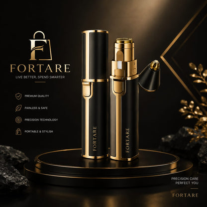 Flawless 2-in-1 Rechargeable Eyebrow & Facial Hair Trimmer with USB Charging