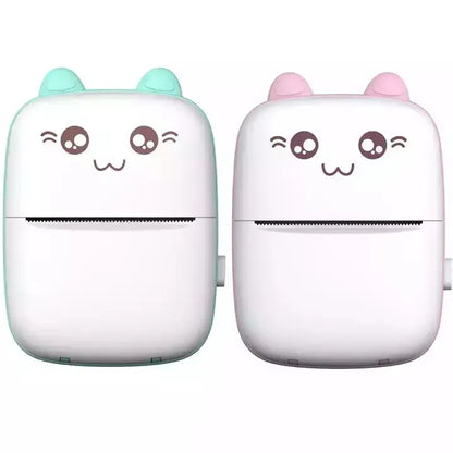 Mini Portable Pocket Thermal Printer | Wireless Bluetooth Inkless Photo, Label & Note Printer (Random Color)