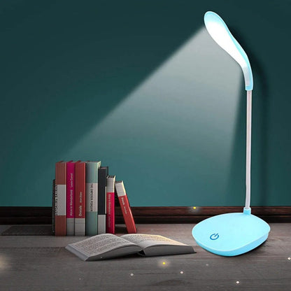 Smart Touch LED Desk Lamp with 3-Level Dimming | Flexible Eye-Care Study & Reading Light